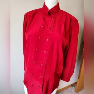 Vintage red blouse size 12